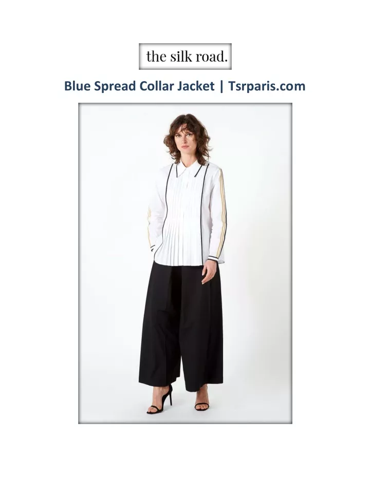 blue spread collar jacket tsrparis com