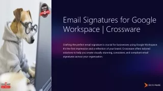 Email Signatures for Google Workspace | Crossware