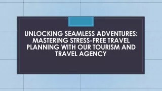 Tourism and travel agency