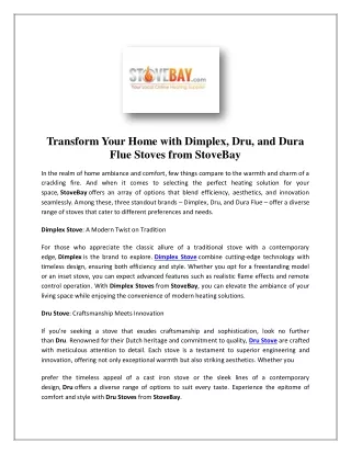 Buy Henley Stoves Online in Ireland & UK | StoveBay