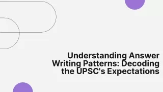 Understanding Answer Writing Patterns_