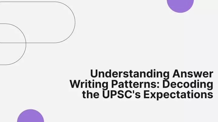 understanding answer writing patterns decoding