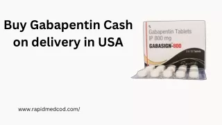 Buy Gabapentin Cash on delivery in USA
