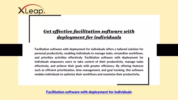 get effective facilitation software with