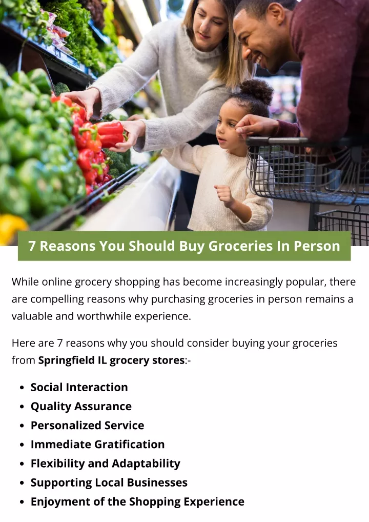 7 reasons you should buy groceries in person