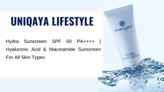 Niacinamide Sunscreen SPF 60 | Best For Dry Skin