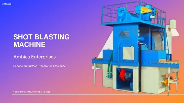 shot blasting machine