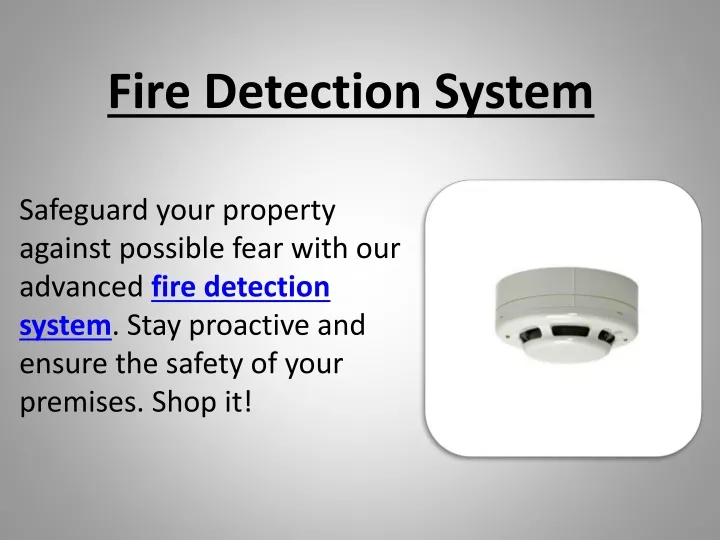 fire detection system