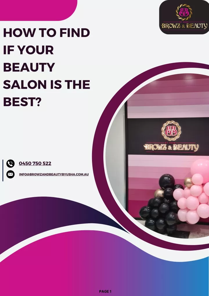 how to find if your beauty salon is the best