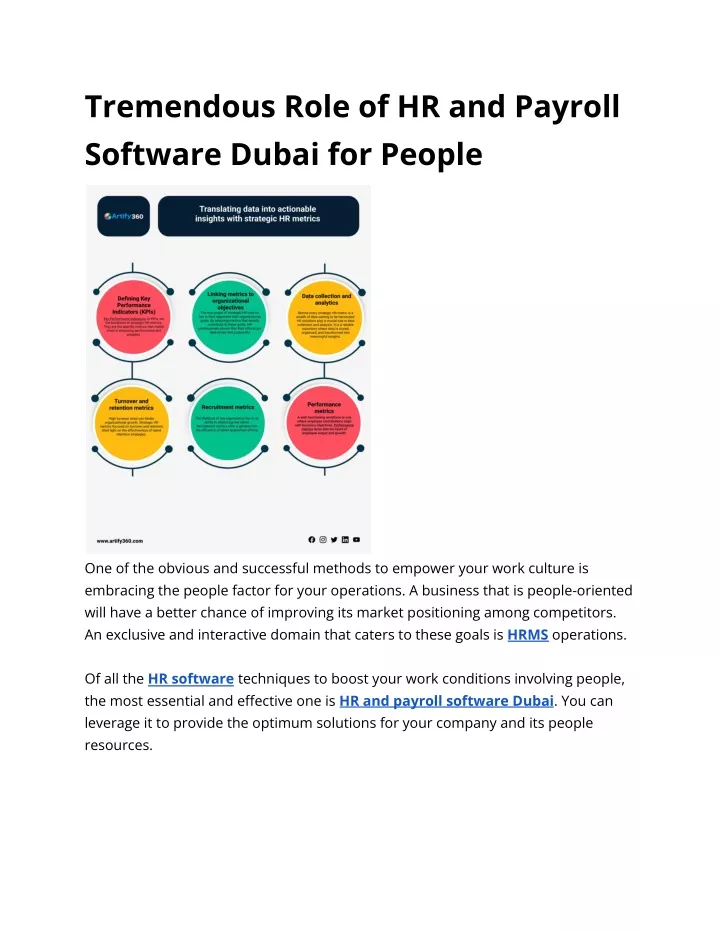 tremendous role of hr and payroll software dubai