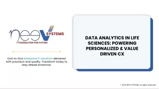 data analytics in life sciences powering personalized value driven cx