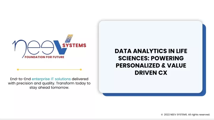 data analytics in life sciences powering personalized value driven cx