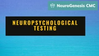 Insightful Assessments - Neuropsychological Testing at Neuro Genesis CMC