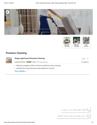 Deep Cleaning Services In Delhi