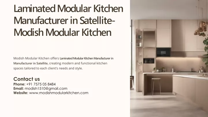 laminated modular kitchen manufacturer