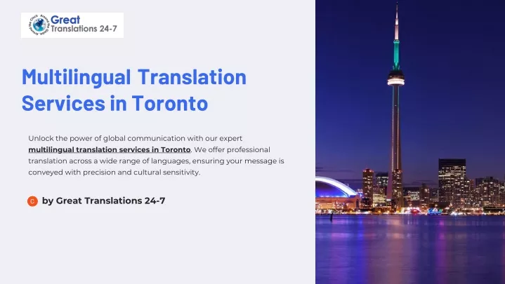 multilingual translation services in toronto