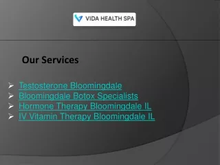 Hormone Therapy in Bloomingdale IL