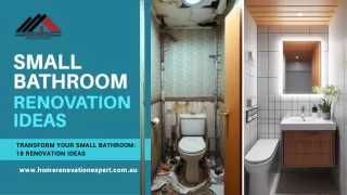 Small Bathroom Renovation Ideas