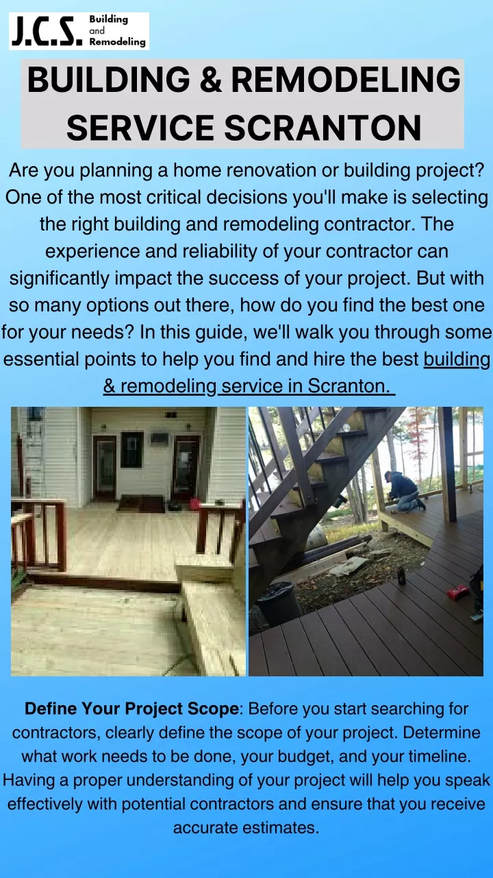 building remodeling service scranton