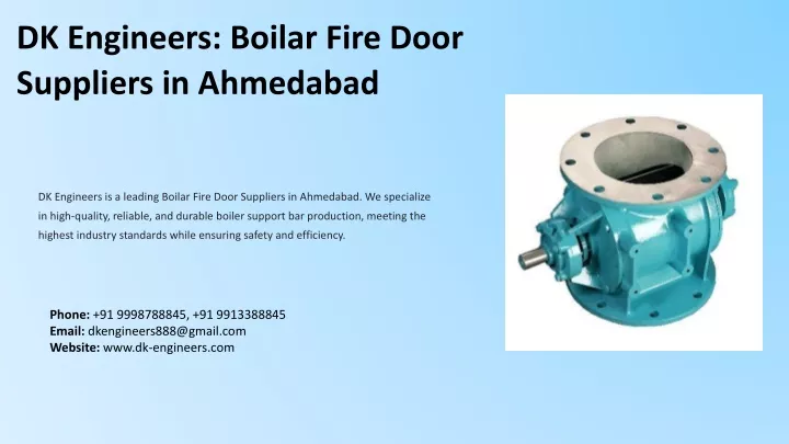 dk engineers boilar fire door suppliers