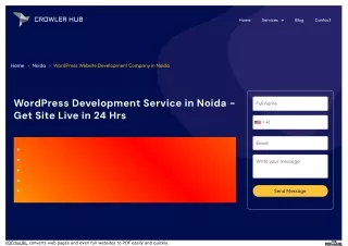 WordPress Development Company In Noida
