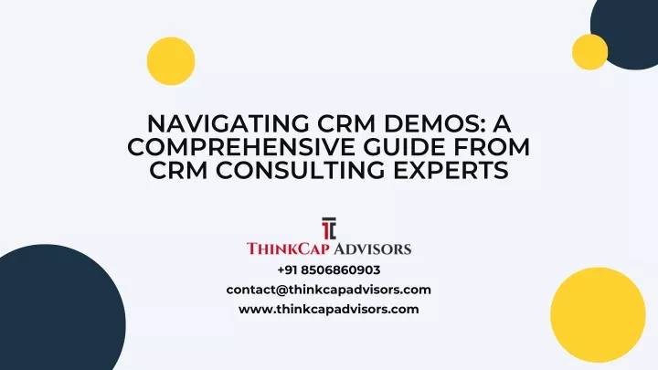 navigating crm demos a comprehensive guide from