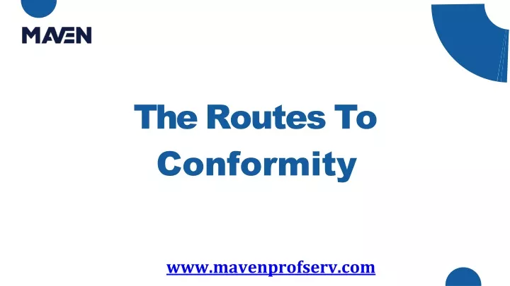 the routes to conformity