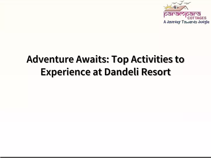 adventure awaits top activities to experience