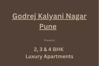 Godrej Kalyani Nagar Pune Brochure