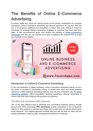 online e-commerce ad