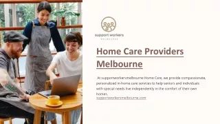 Top Home Care Providers Melbourne - supportworkersmelbourne.com
