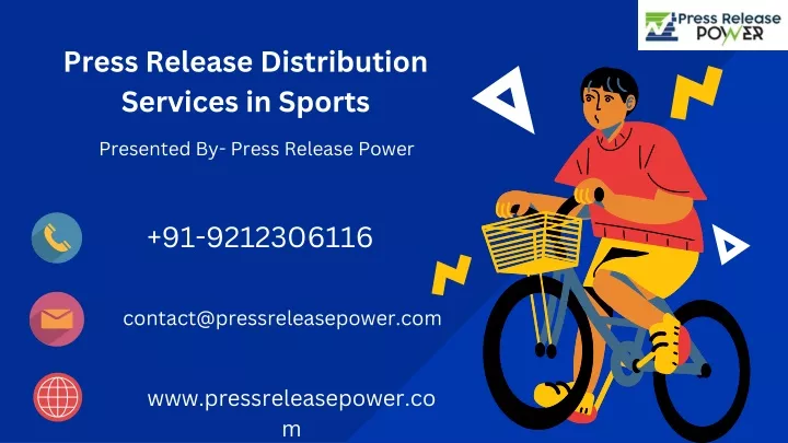 press release distribution services in sports