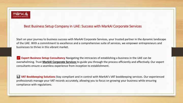 best business setup company in uae success with