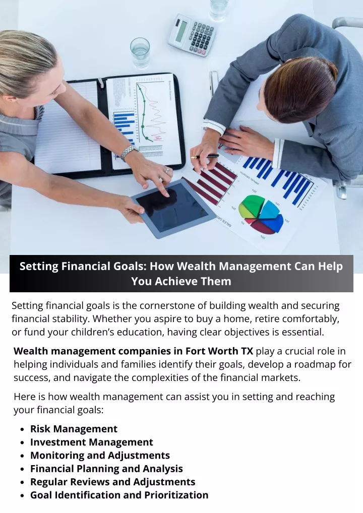 setting financial goals how wealth management
