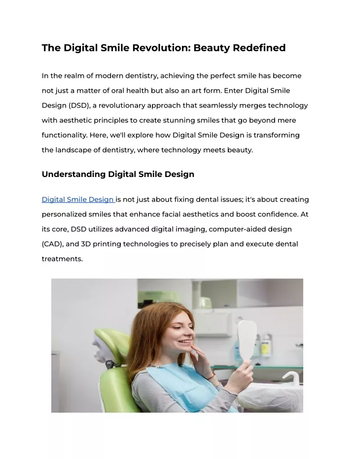 the digital smile revolution beauty redefined