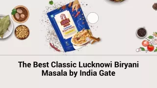 The Best Classic Lucknowi Biryani Masala by India Gate