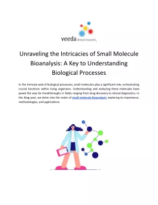 Small Molecule Bioanalysis