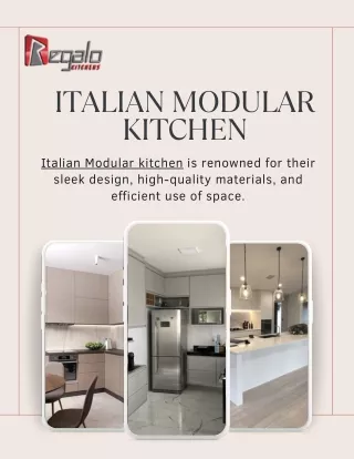 Italian Modular Kitchen