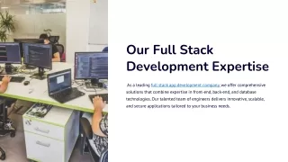 full stack app development company