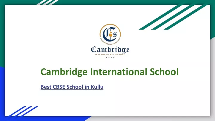 cambridge international school best cbse school in kullu