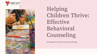 Behavioral Health and Counseling Services for Kids in Kokomo, Indiana