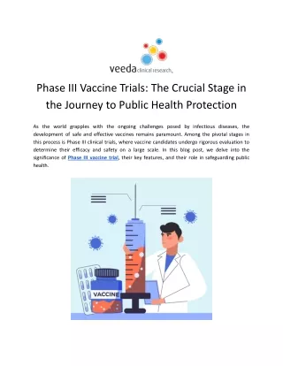 Phase III Vaccine Trial