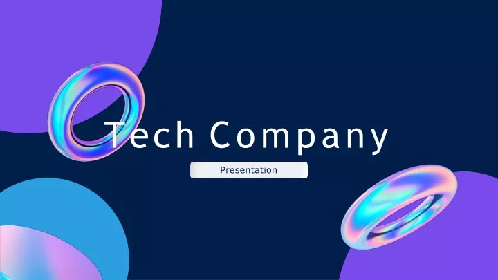 tech company presentation