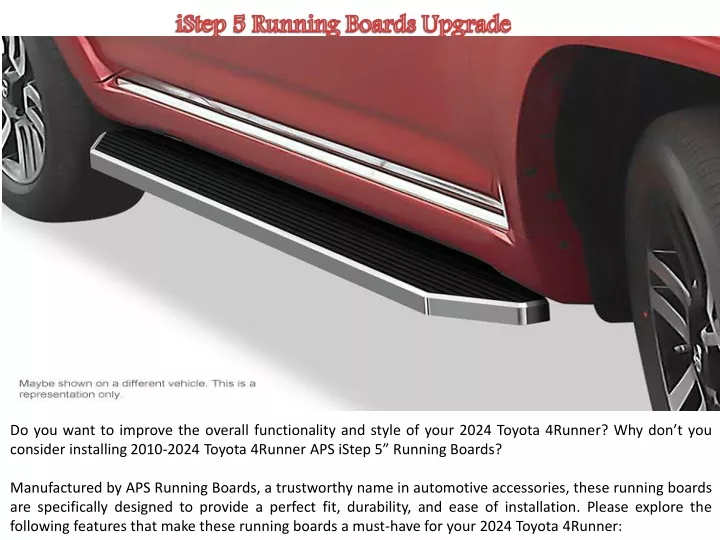 istep 5 running boards upgrade