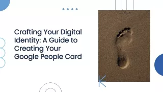 Craft Your Online Identity - Create a Free Virtual People Card with Google Search