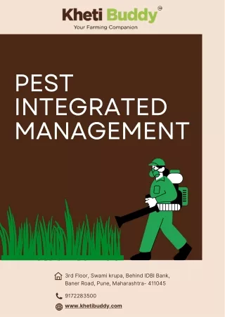Pest Integrated Management Techniques and Benefits