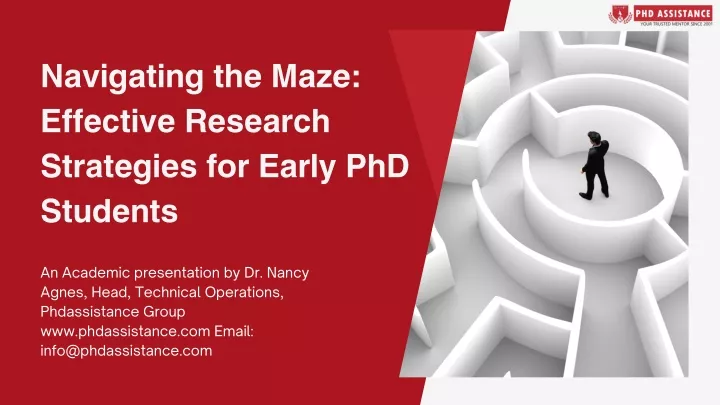 navigating the maze effective research strategies