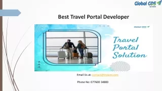 Best Travel Portal Developer