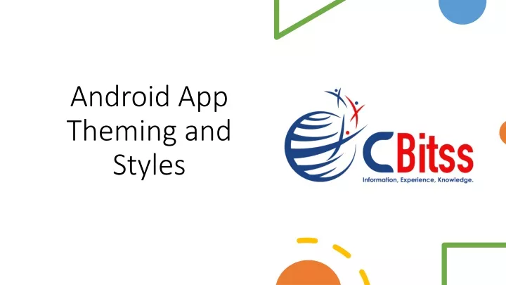 android app theming and styles
