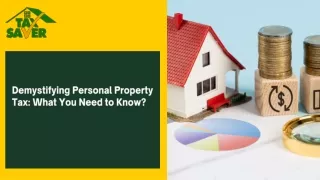 Demystifying Personal Property Tax: What You Need to Know?